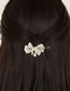 Fashion 5# Alloy Inlaid Diamond Butterfly Hairpin