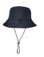 Fashion Spell Navy Blue Nylon Colorblock Sunscreen Bucket Hat