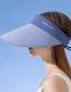 Fashion Double Color - Blue Nylon Two-color Large Brim Hollow Top Sun Hat