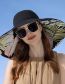 Fashion Double-sided - Pink Cotton Print Sun Hat With Large Brim