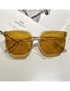 Fashion Mi Bai Frame Black Gray Film Ac Square Frame Sunglasses