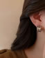 Fashion 16# Earbone Clip - Gold Tassel Pearl Alloy Tassel Pearl Ear Clip Earrings