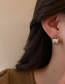 Fashion 5#orange Dripping Oil Trapezoid Alloy Oil Drop Trapezoid Earrings