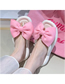 Fashion Black Soft-soled Flip Flops With Bow
