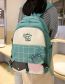 Fashion Claret Pu Large Capacity Backpack