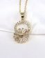 Fashion Style 2 Geometric Zirconia Insect Necklace