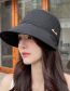 Fashion Black Polyester English Standard Anti-fishing Hat