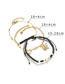 Fashion Gold Titanium And Steel Clay Beaded Shell Bracelet Set