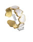 Fashion Gold Stainless Steel Dripping Oil Heart Open Ring