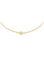 Fashion Golden Color Metal Ot Buckle Chain Necklace