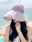 Fashion Light Purple Lace Butterfly Sun Hat