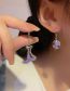 Fashion A Pair Of Asymmetric Earrings Alloy Drip Oil Flower Cat Asymmetric Earrings Earrings