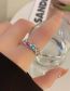 Fashion A Flower Ring Alloy Drip Flower Open Ring