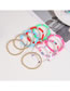 Fashion Color Multicolored Clay Beaded Beaded Bracelet Set