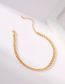Fashion Gold Gold Plated Copper Transfer Bead Chain Anklet