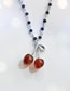 Fashion 3# Alloy Geometric Cherry Necklace