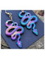 Fashion Silver Alloy Geometric Snake Earrings