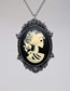 Fashion Black Metal Skull Necklace