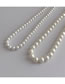 Fashion Large Pearl Necklace Pearl Beaded Necklace