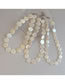 Fashion 7mm Diameter Shell Disc Necklace Shell Disc Beaded Necklace