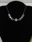 Fashion 3# Alloy Geometric Moon Necklace