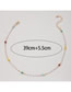 Fashion Gold Alloy Color Rice Bead Pearl Necklace