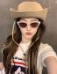 Fashion Girl Powder Acrylic Large Brim Roll-up Sun Protection Mountaineering Hat