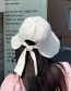 Fashion Snow White Cotton Lace Up Sun Hat