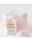 Fashion Spring Cute Bear [spring And Summer Mesh 5 Pairs] Cotton Printed Children's Socks