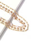 Fashion Gold Alloy Pearl Ball Chain Multilayer Necklace