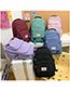 Fashion Purple Nylon Large Capacity Backpack