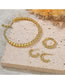 Fashion Platinum Bracelet Gold Plated Copper Geometric Circle Bracelet With Diamonds