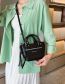 Fashion Green Pu Head Pattern Large Capacity Messenger Cross-body Bag