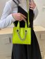 Fashion Black Pu Large Capacity Messenger Cross-body Bag