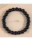 Fashion Black Geometric Beaded Bracelet