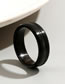 Fashion Black Matte Finish Ring