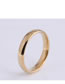 Fashion Silver Stainless Steel Smooth Ring