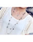 Fashion Blue Alloy Square Crystal Double Layer Necklace