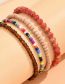 Fashion Color Round And Rice Beads Beaded Bracelet Set