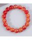 Fashion Red Geometric Ball Bead Bracelet