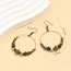 Fashion 5# Alloy Round Drop Pearl Earrings