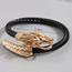 Fashion Gold Alloy Dragon Cable Men's Bracelet