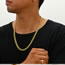 Fashion 2# Stainless Steel Geometric Chain Men Necklace Ring Earrings Set