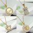 Fashion 18# Copper And Diamond Starfish Necklace