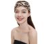 Fashion Leopard Print Acrylic Knit Knotted Leopard Print Headband