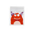 Fashion Buck-toothed Little Monster (100 Pieces) Plastic Printed Self-adhesive Packaging Bags 100 Pieces