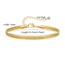 Fashion 8# Gold Plated Copper Chain Bracelet