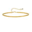 Fashion 2# Copper Gold Plated Chain Anklet