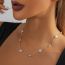 Fashion Gold Geometric Crystal Star Necklace