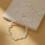 Fashion White Crystal Star Beaded Bracelet